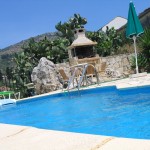Villa Mary pool with barbeque